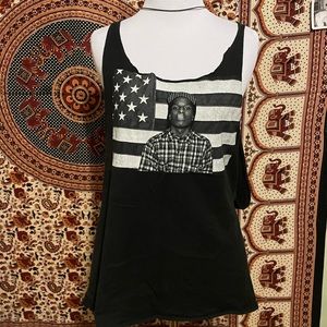 ASAP Rocky Graphic Oversize T-tank top
